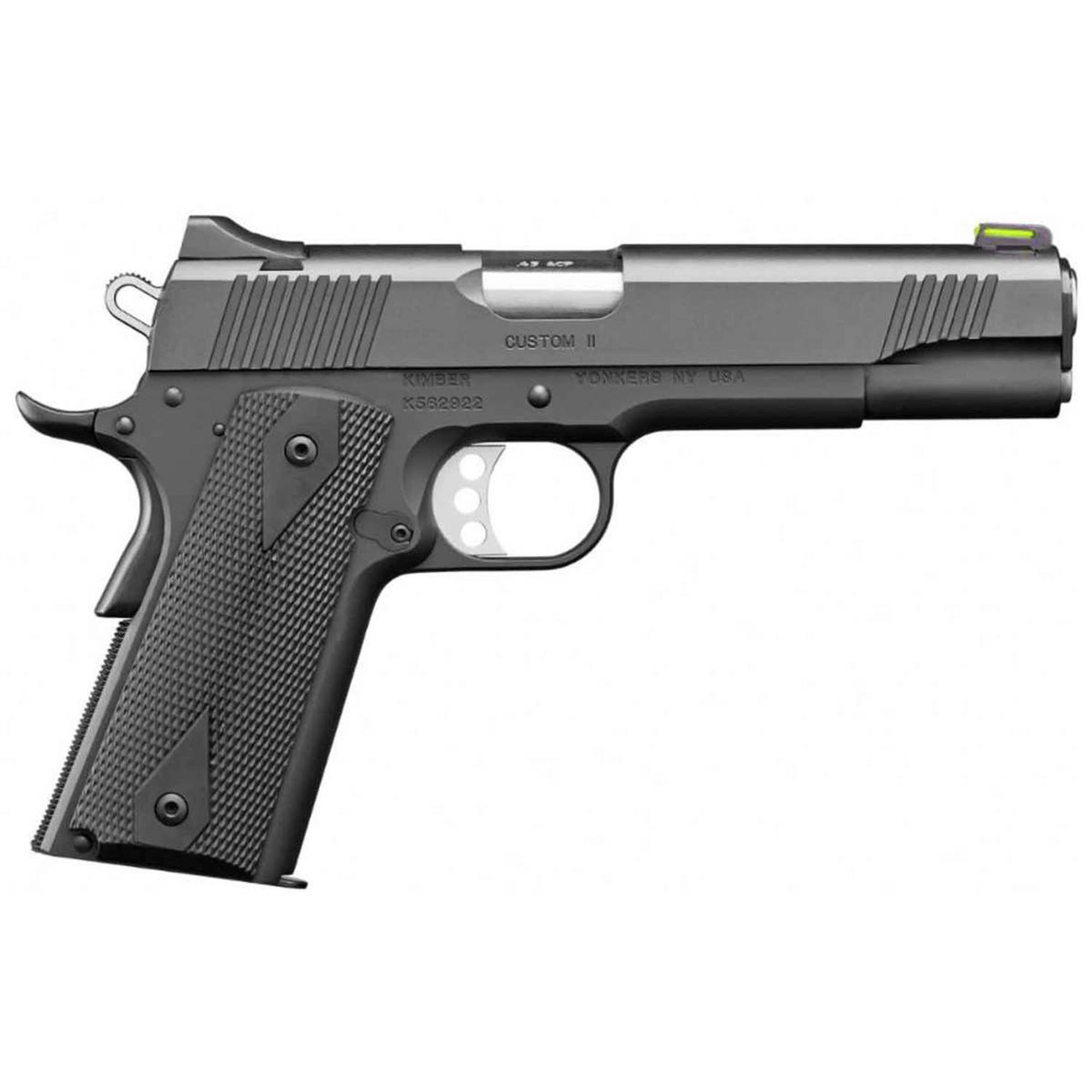 Kimber Custom II GFO 10mm Auto 5in Matte Black Pistol - 81 Rounds3700551-D23  | 10 MM | 3700551-D23 | 669278375519
