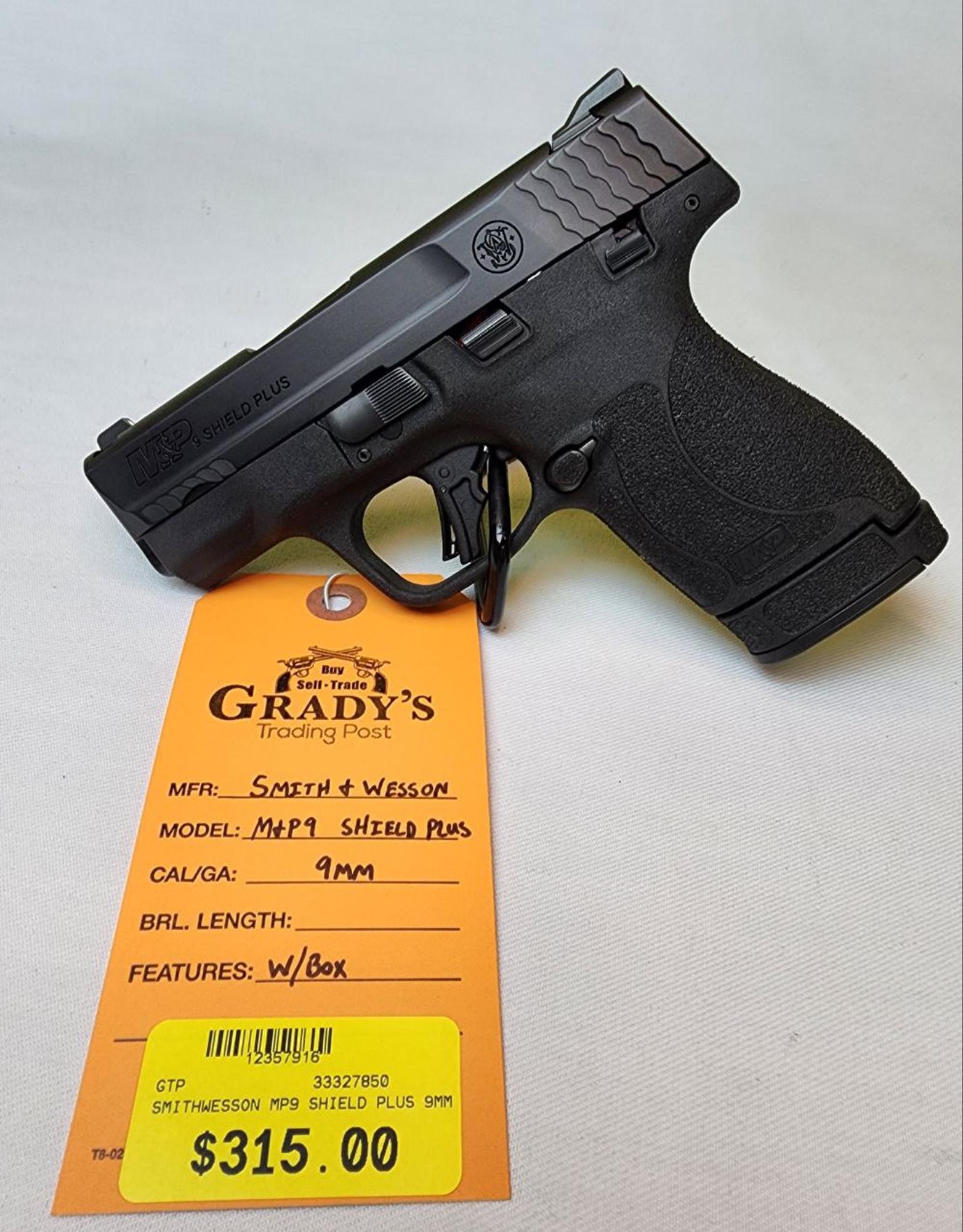USED Smith  Wesson MP 9 Shield Plus 9mm with box  | 9 MM LUGER | 12357916